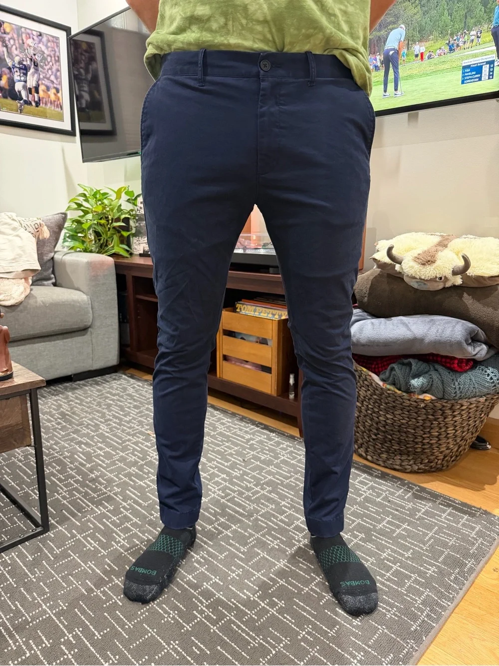 J. Crew Navy Slim Chinos